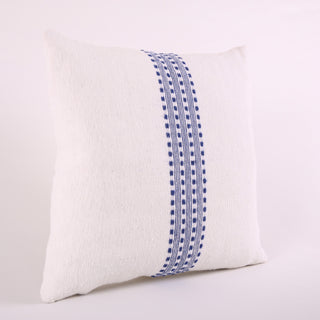 Moroccan White Throw Pillow Cover
