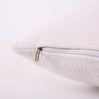 Moroccan White Throw Pillow Cover 18x18" - 22x22"