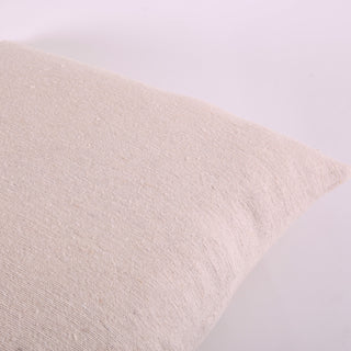 Handmade Natural Light Beige Pillow Cover 22"x22" and 18"x18"