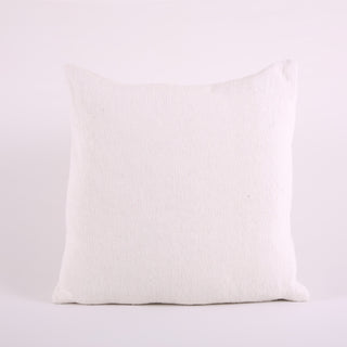 Handwoven white Pillow Cover